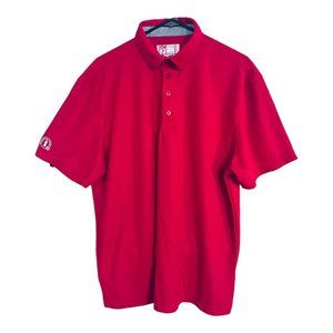 Chick-Fil-A OOBE Employee Red Uniform Polo XL Unisex Short Sleeve Fast Food Work